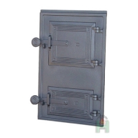 Дверь чугунная со вставкой Halmat DPK11